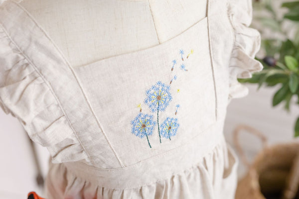 Dandelion Journey Flutter-sleeve Linen Dress (The Complete Starter Kit)