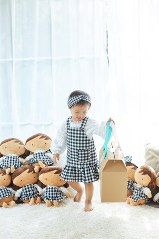 Pines and Acorns Plaid Pinafore Dress (The Complete Starter Kit)
